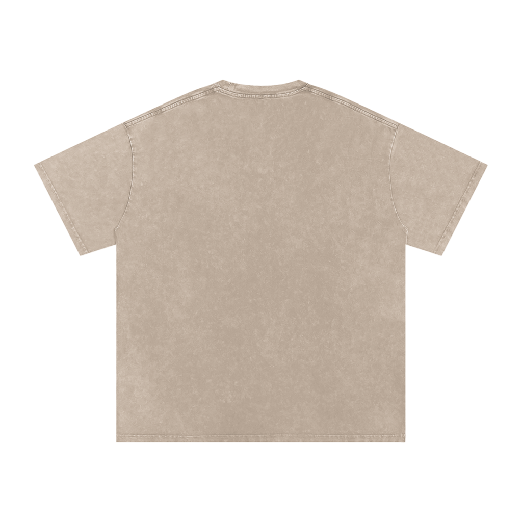 Creative Crew Tee Mona Lisa — fabric texture and print placement detail.