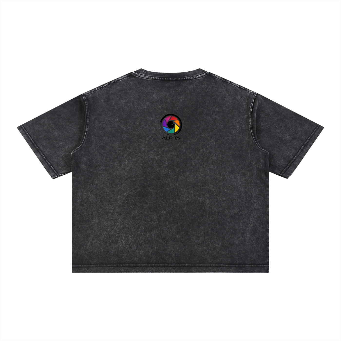 Alpha Visual Artists Made for Creators Tee in sky blue, drop-shoulder oversized fit