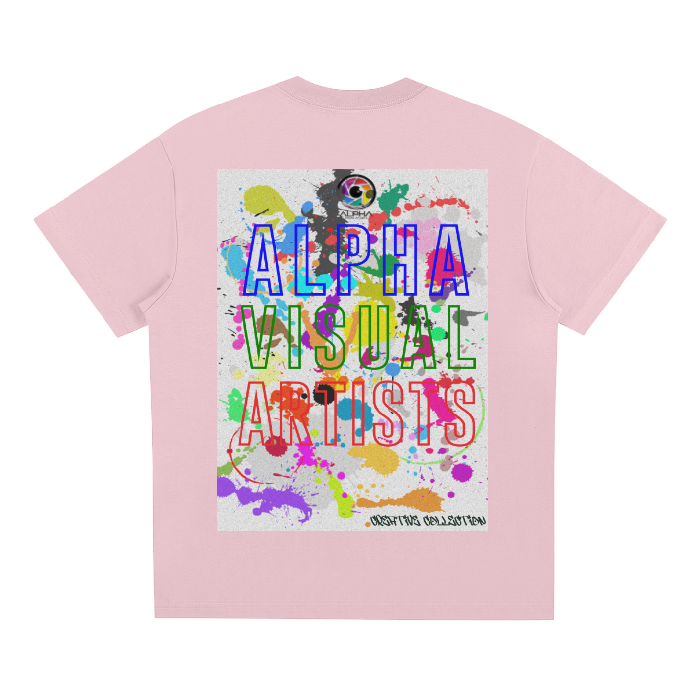 AVA Creative Sorona Tee v2 — side profile showing 7.1oz breathable fabric silhouette.