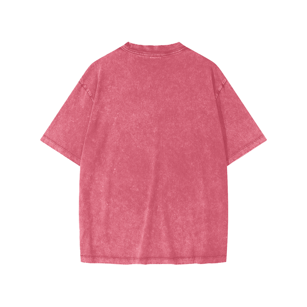 Alpha Crew Youth Standard Snow Washed Tee — flat lay, Black. Standard youth fit for the next generation of department heads.