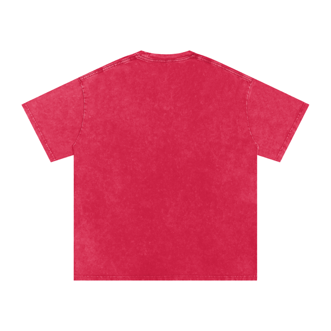 Alpha Crew Snow Washed Oversized Cotton T-Shirt Plain