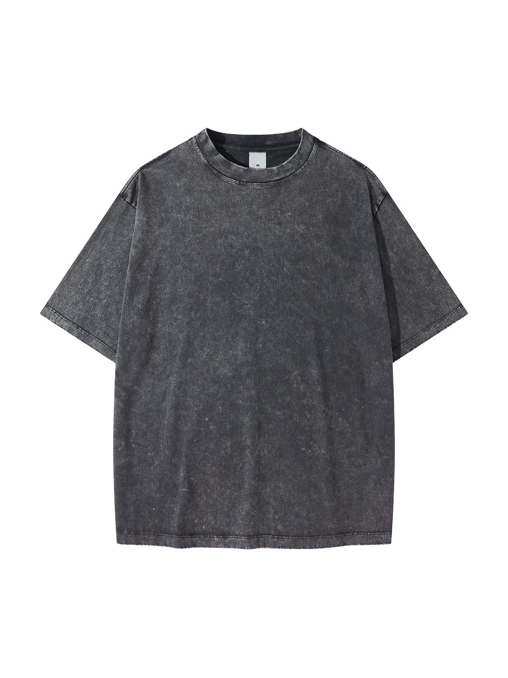 Alpha Crew Youth Standard Snow Washed Tee — on-figure real-world shot showing fit on young filmmaker.