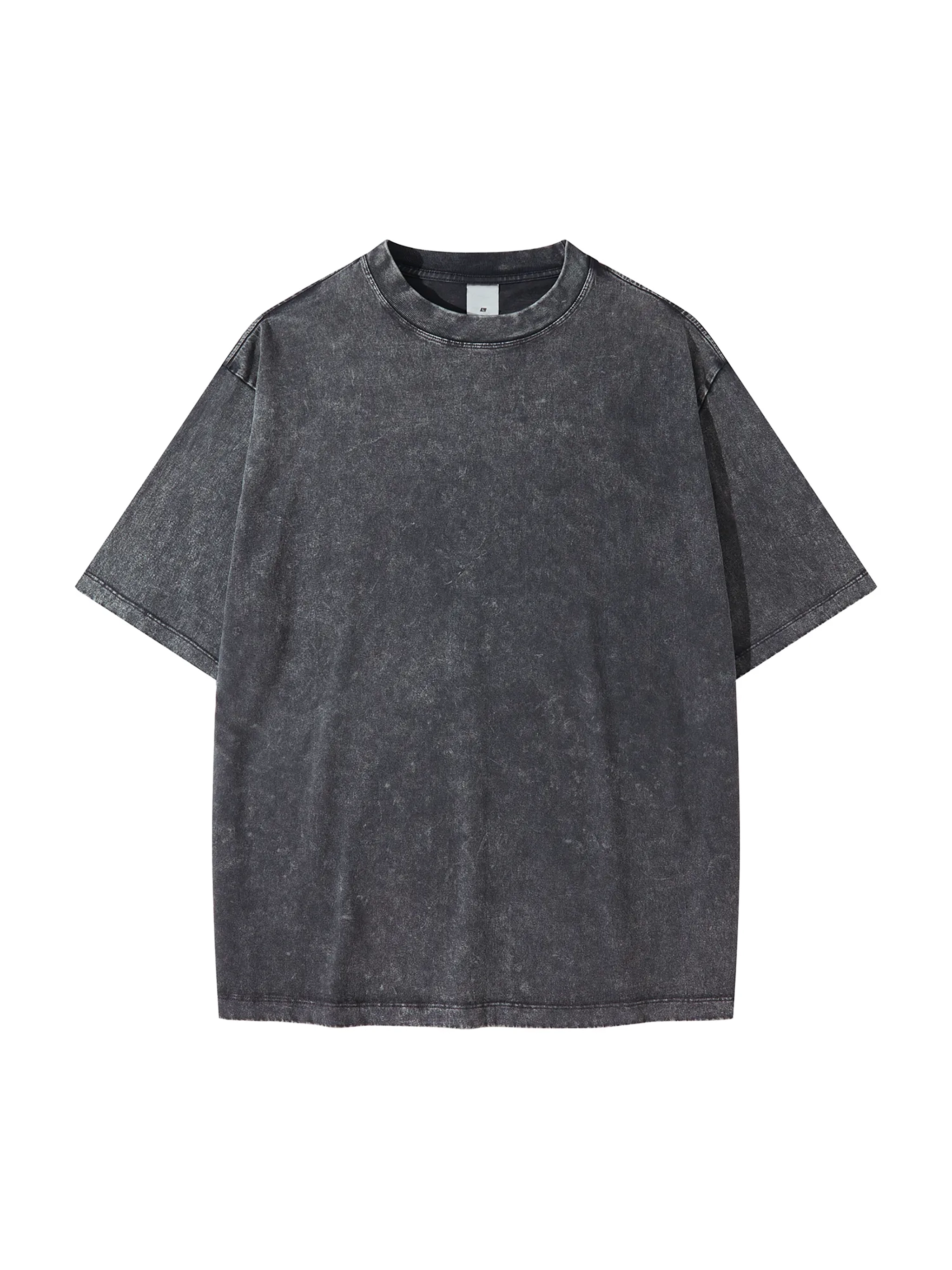 Alpha Crew Youth Standard Snow Washed Tee — on-figure real-world shot showing fit on young filmmaker.